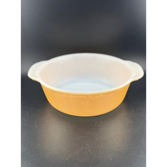 Anchor Hocking Peach Luster 1 Quart Casserole Dish - Picture 1 of 9
